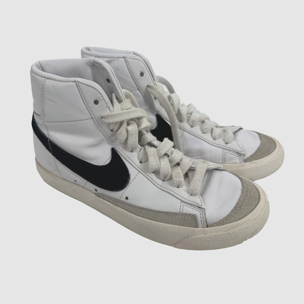 NIKE Blazer Mid '77 Vintage - Black/Sail-White - Men's SZ 5 - BQ6806-100